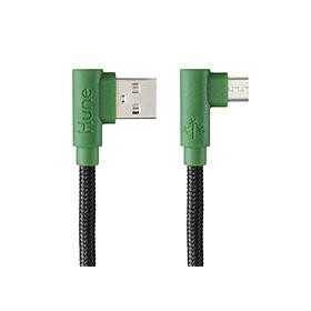 Cable Micro USB Trenzado Sustentable Hune Hiedra Carga Rápida. ¡Compra ahora!