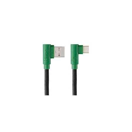 Cable Micro USB Tipo C Hune Hiedra Sustentable Trenzado Carga Rápida