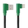 Cable Micro USB Tipo C Hune Hiedra Sustentable Trenzado Carga Rápida