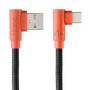 Cable Micro USB Tipo C Hune Hiedra Sustentable Trenzado Carga Rápida