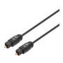 Cable de Audio Manhattan Toslink M-M 1.0M Negro - Modelo 356060