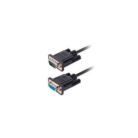 Cable de 3m Serial RS232 para Modem Nulo, Crossover Cruzado - Alta Calidad.