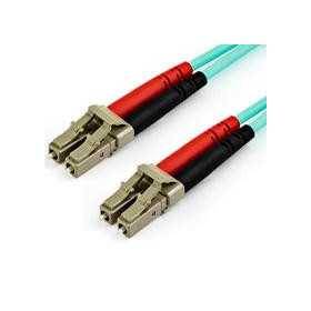 Cable fibra óptica multimodo 10M LC/UPC a LC/UPC OM4 - Alta velocidad y calidad.