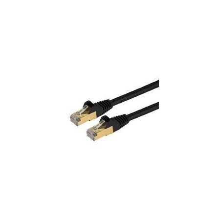 Cable de red Cat6A Ethernet Negro de 2M - Velocidad 10Gb Cat6A S