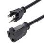 "Cable de Extensión de Alimentación de 2M - Nema 5-15R" - Cable de calidad premium.