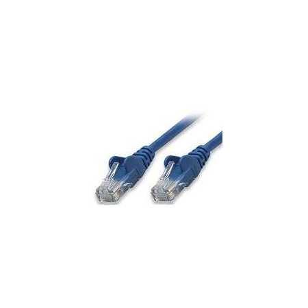 Cable Patch Intellinet 319775 3.0M(10.0F) Cat 5E UTP Azul -  Cable de red de alta calidad.