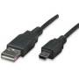 Cable USB Manhattan 33375 V2.0 A-Mini B 1.8M Negro - Alta velocidad de transferencia