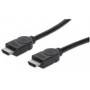 Cable HDMI Manhattan 1.4 M-M 3.0M+Ethernet Alta calidad y rendimiento.