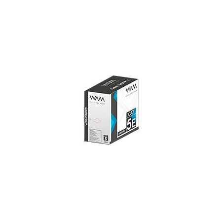 Bobina Cable Wam Cat5E Utp Cca 24 Awg 305 Mts Gris - Alta calidad!
