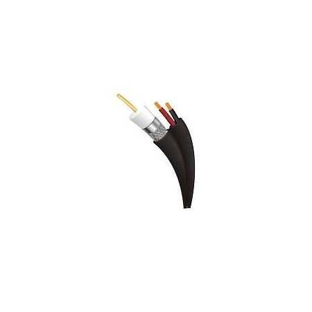 Bobina Cable Coaxial Siames RG-59 20 AWG, Cu Malla 95%, WAM - 100m