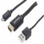 Cable Mhl Manhattan 151498 de Micro USB a HDMI con USB-A P. ¡Compra ahora!