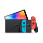 Nintendo Switch Modelo OLED (Neon Red & Neon Blue Joy-Con, Black Dock) con tela de limpieza de pantalla de microfibra