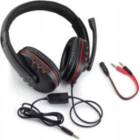 Auriculares Basics Pro Gamer de Q&Q para PS4 PlayStation 4 Xbox One y PC Red auriculares Pareja Auriculares Basics Pro Gamer de Q&Q para PS4 PlayStation 4 Xbox One y PC Red auriculares Pareja