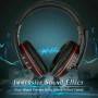 Auriculares Basics Pro Gamer de Q&Q para PS4 PlayStation 4 Xbox One y PC Red auriculares Pareja