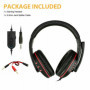Auriculares Basics Pro Gamer de Q&Q para PS4 PlayStation 4 Xbox One y PC Red auriculares Pareja