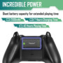 Para el paquete de baterías de controlador Xbox One con cargador, 2 pcs baterías de 2500 mAh recargables de 2500 mAh y k