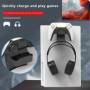 Soporte de colgador para controlador PS5 y auriculares, controlador de juegos y soporte de soporte de auriculares para X