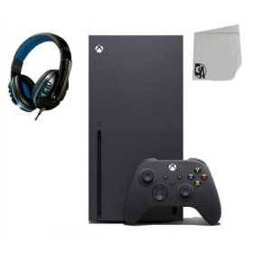 Xbox Series X Consola de videojuegos Bulto de Axtion Black Bolt Renovado Xbox Series X Consola de videojuegos Bulto de Axtion Black Bolt Renovado