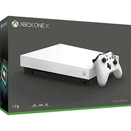 Consola de juego Microsoft Xbox One X 1TB White con 2 