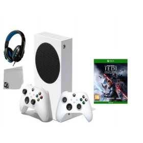 Consola de videojuegos de la Serie X de Xbox White White con Star Wars Jedi Fallen Order Bolt Axtion Bundle con 2 contro