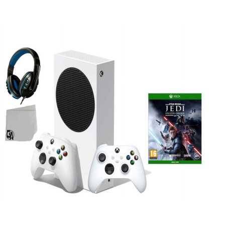 Consola de videojuegos de la Serie X de Xbox White White con Star Wars Jedi Fallen Order Bolt Axtion Bundle con 2 contro