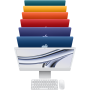 iMac 24 Retina 4.5K con Chip M3 de Apple, CPU 8 Nucleos y GPU 8