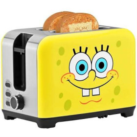 Tostador De Acero Inoxidable Bob Esponja 750W - ¡Desayunos divertidos con estilo!