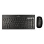 Kit de Teclado y Mouse Regargable Inalambrico Negro Zebrary Perfect Perfect Choice