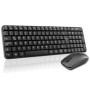 Combo Teclado Multimedia y Mouse Optico Ghia / GT4000BB / Inalambrico