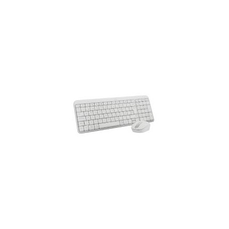 Teclado y Mouse Logitech MK250 Compacto Bluetooth (Español) Blanco