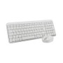 Teclado y Mouse Logitech MK250 Compacto Bluetooth (Español) Blanco