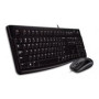 Teclado y Mouse Logitech MK120 Alambrico USB (Español) Negro