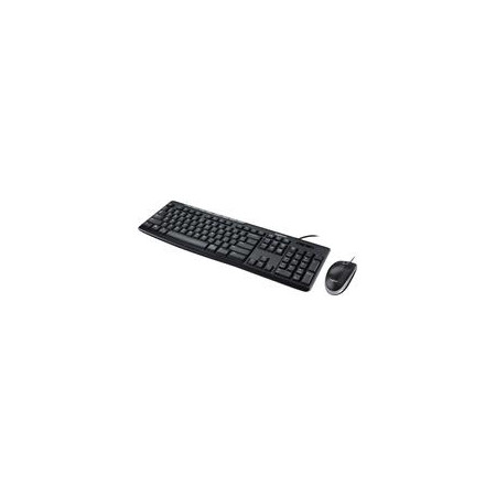 Teclado y Mouse Logitech MK200 Multimedia Alambrico USB (Español)