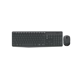 Teclado y Mouse Logitech MK235 Inalambrico Receptor USB (Español) Gris