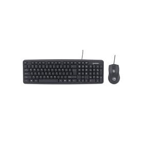 Teclado y MOUSE,MANHATTAN,178464, Óptico USB Cableado, Combo