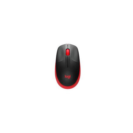 Mouse Logitech M190 Optico Inalambrico Receptor USB 1000DPI Rojo