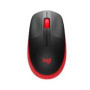 Mouse Logitech M190 Optico Inalambrico Receptor USB 1000DPI Rojo
