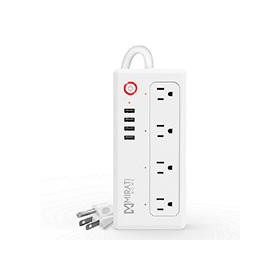 Multicontacto Inteligente Mirati 4 SOCKETS/4USB / LED Indicador / wifi