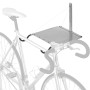 Soporte de pared para una bicicleta Delta Cycle con estante
