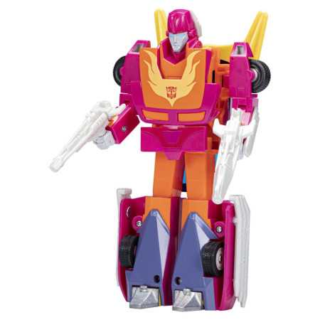 Figura de acción coleccionable Transformers Autobot Hot Rod para niños, vehículos convertibles retrógrados.