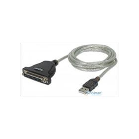 CONVERTIDOR,MANHATTAN,336581, USB a Paralelo DB25