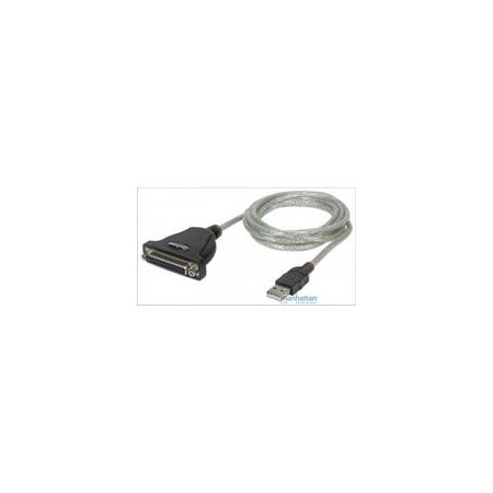 CONVERTIDOR,MANHATTAN,336581, USB a Paralelo DB25