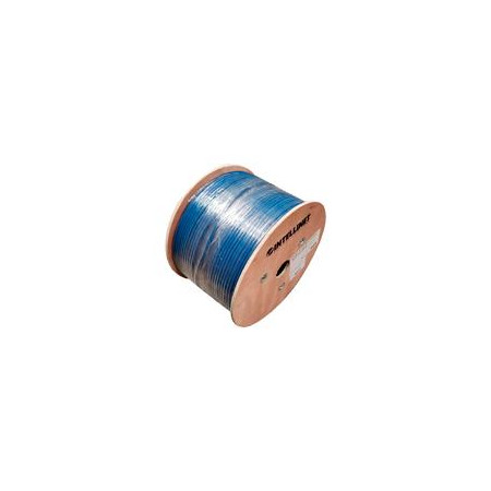 BOBINA,INTELLINET,705042, Cat 6A Sftp 305M Solida Azul, 100% Cobre