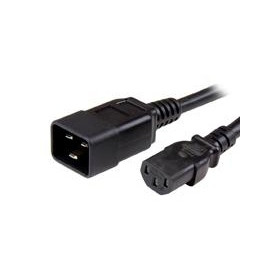 Cable de Corriente de 1.8M de Extension - C13 a C20 - 14AWG - 15A 125V