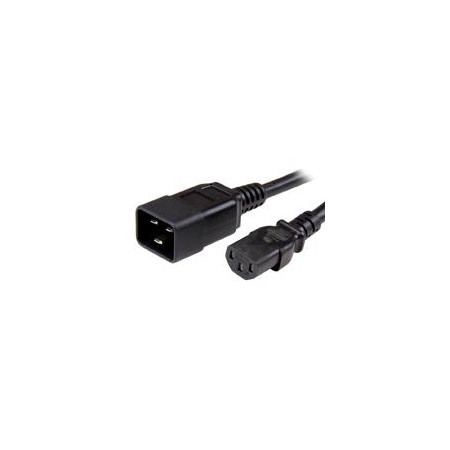 Cable de Corriente de 1.8M de Extension - C13 a C20 - 14AWG - 15A 125V