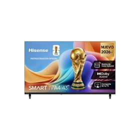 Television 43 Pulgadas LED Hisense 43A4SV, Smart TV Vidaa, Full HD