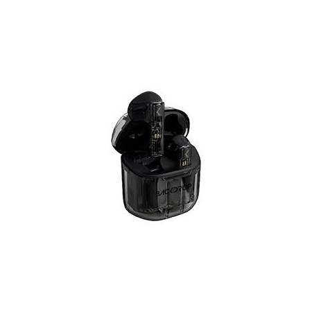 Audifonos Inalambricos Tws Backdrop TRANSPARENTES/10M / Tactil Negro