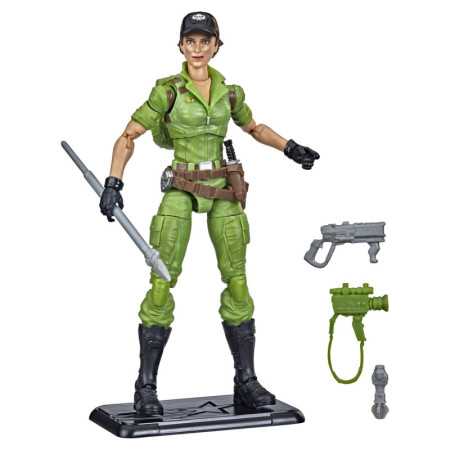 Figura de acción para niños SOLDADO AMERICANO Joe: Lady Jaye Serie Clasificada (9 pulgadas)