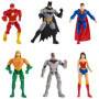 Figuras DC Comics, Justice League de 4 pulgadas en paquete de 6 unidades.