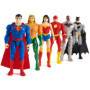 Figuras DC Comics, Justice League de 4 pulgadas en paquete de 6 unidades.